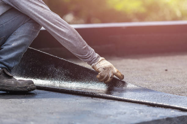 Professional Basement Waterproofing technician working in Clarksville, OH